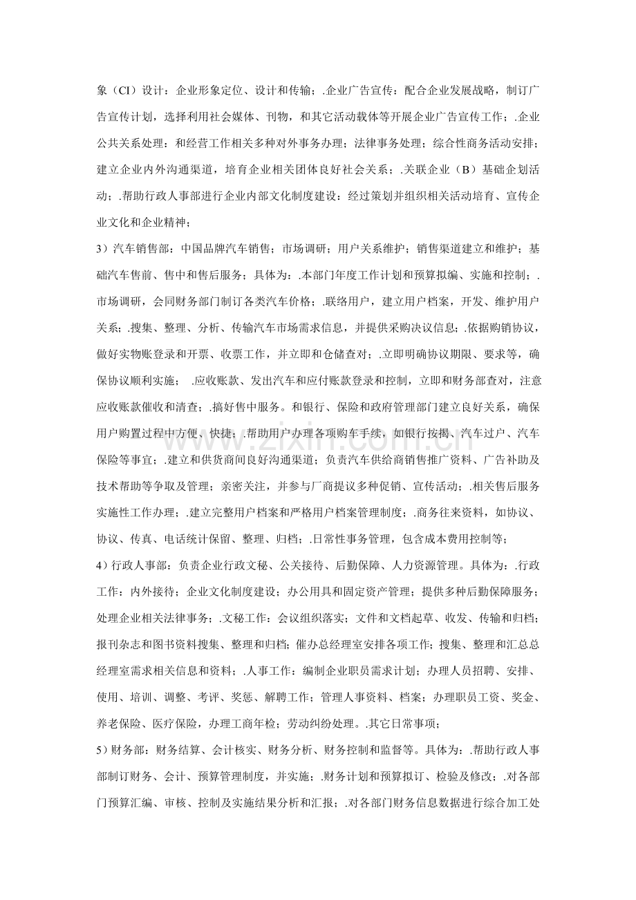 企业职务说明书范例样本.doc_第2页