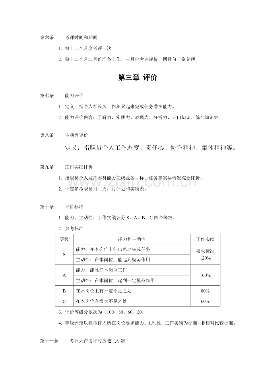 年度晋级考核管理制度样本.doc_第2页