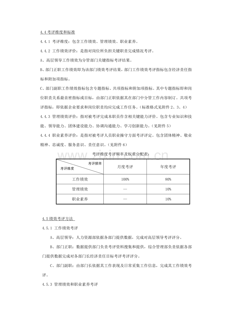 公司中高层绩效管理制度样本.doc_第2页