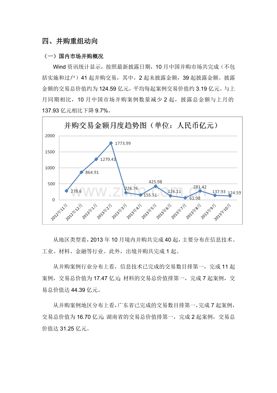 10月资讯并购重组.docx_第1页
