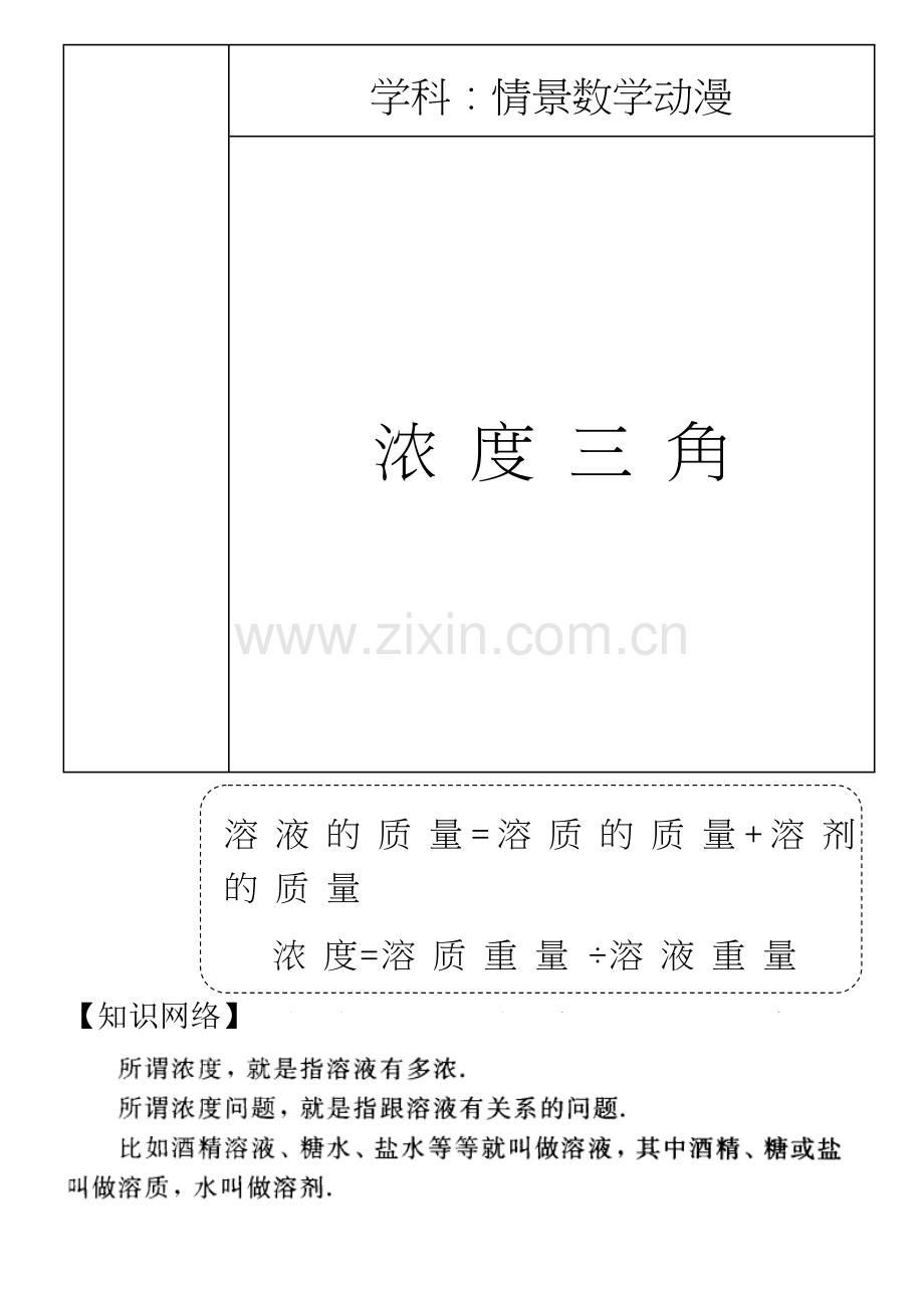 小学奥数之浓度问题.doc_第1页