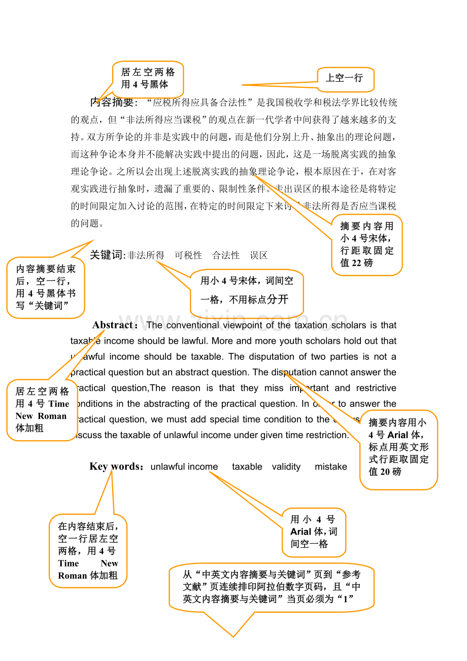 上海金融学院成人业余制本科生毕业论文范文样式及装订顺序.doc_第2页