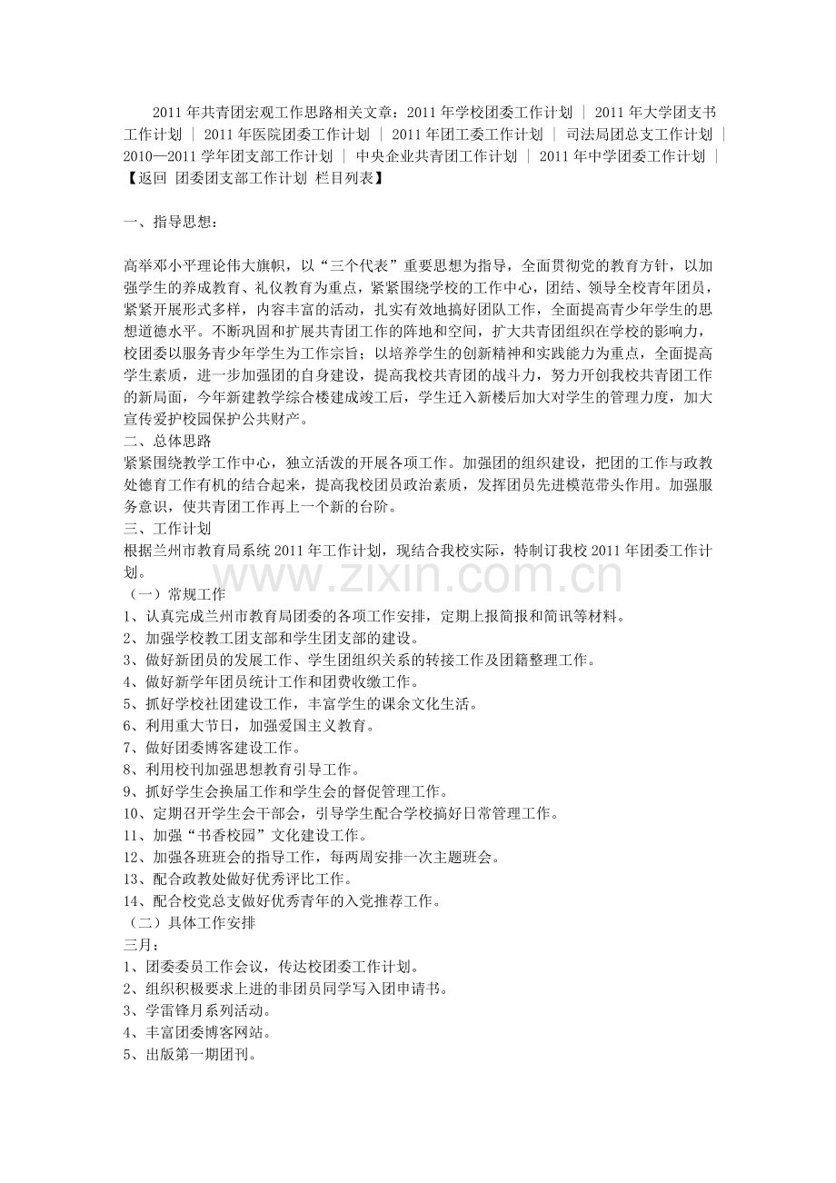 共青团宏观工作思路团委团支部工作计划.doc_第2页