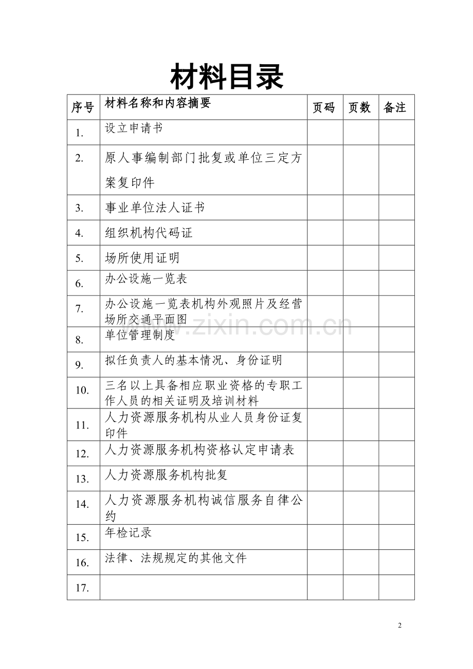 渭南人力资源服务机构.doc_第2页