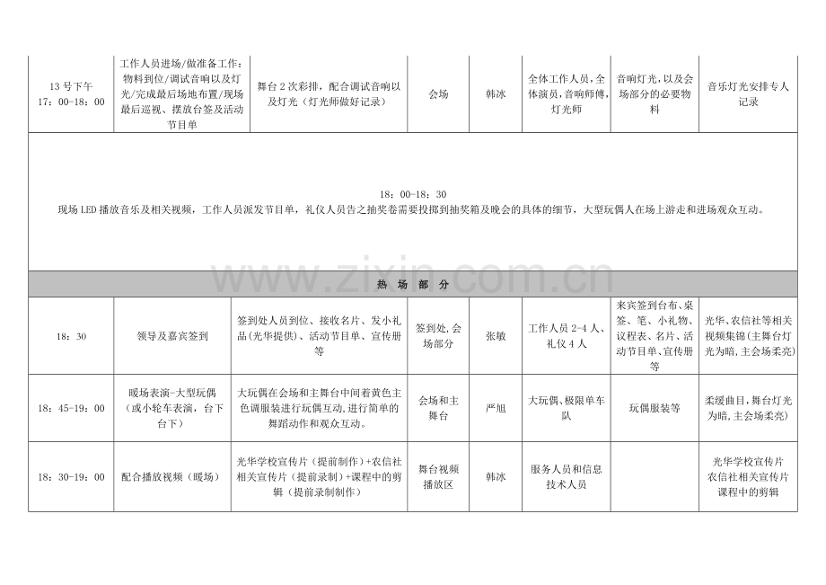 10月5日完成执行案湖北省农村信用社培训结业晚会流程.doc_第2页