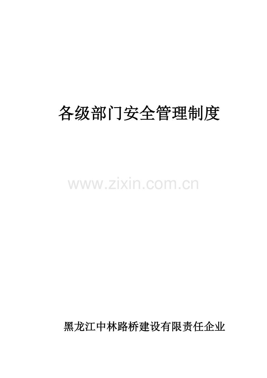 公司各级部门安全管理制度汇编样本.doc_第2页