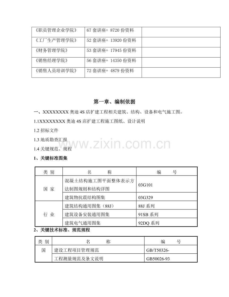 奥迪4S店施工组织设计样本.doc_第2页