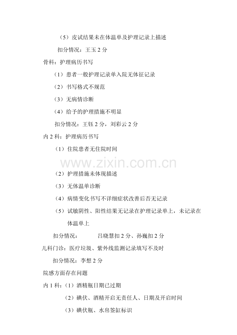 护理质控检查记录.doc_第2页