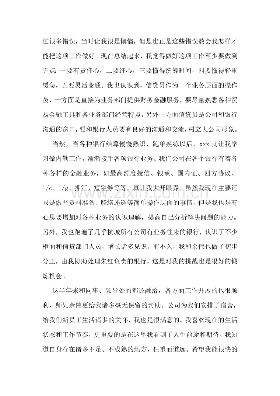 信贷员工作试用期工作总结.doc_第2页