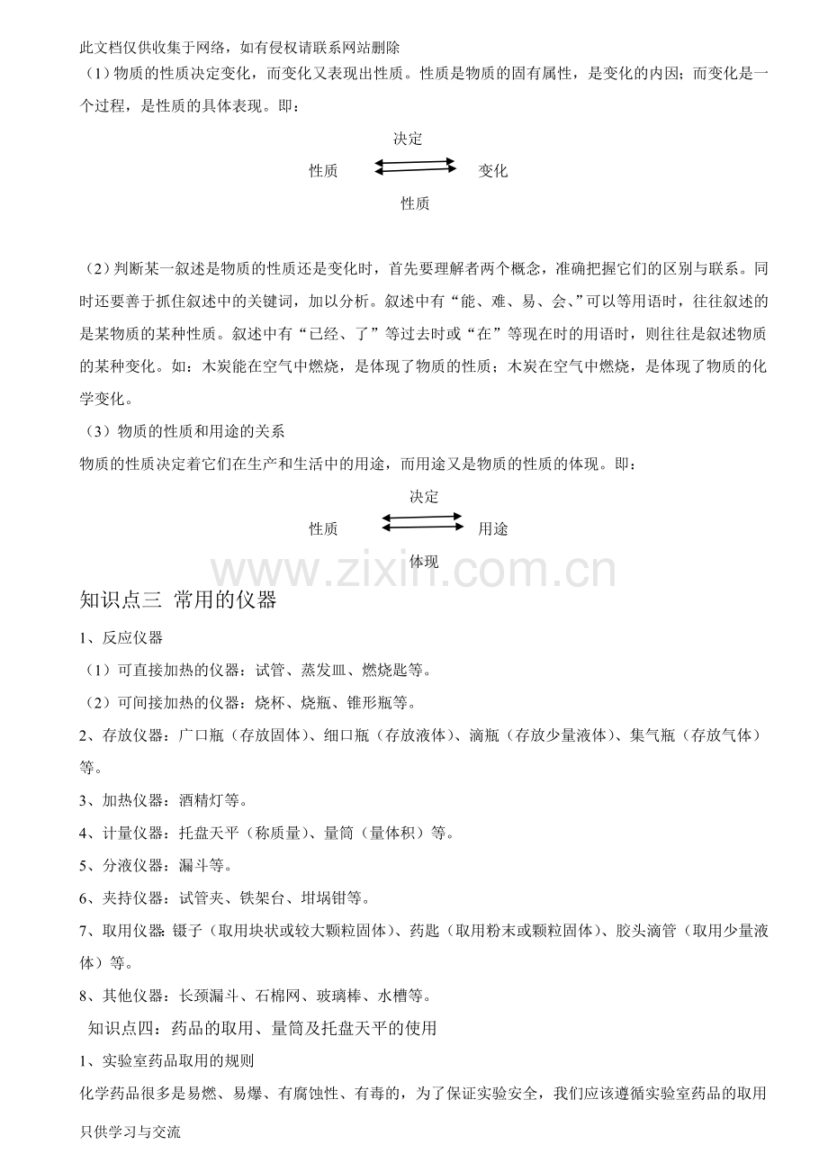 初三化学上册期中复习资料(一至四单元知识点总结)资料.doc_第2页