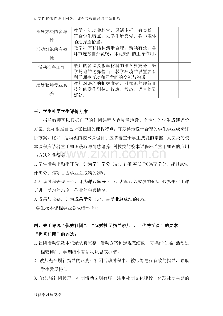 学生社团活动管理评价方案知识交流.doc_第2页