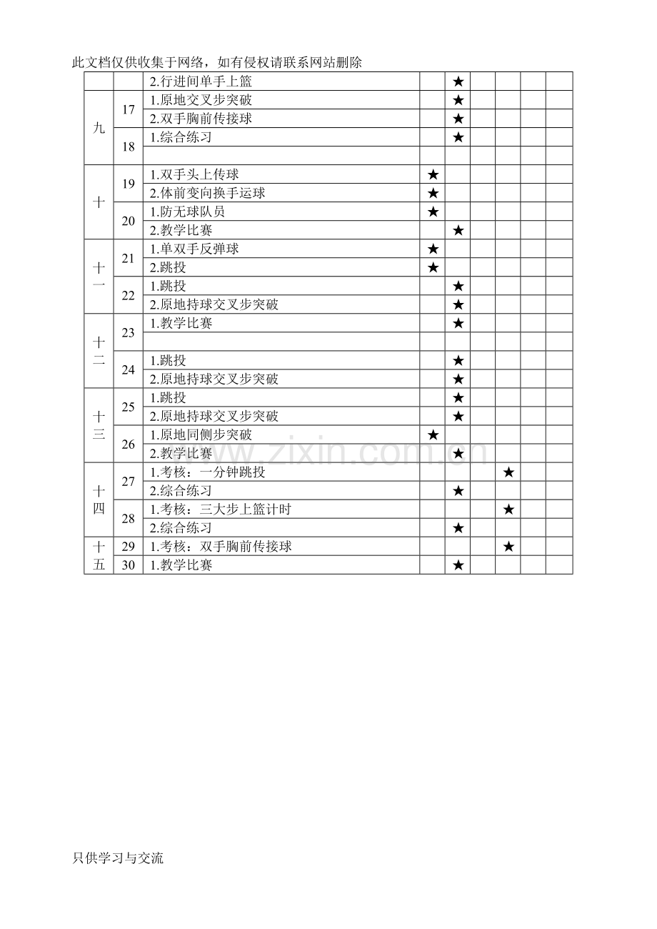中学篮球课教案全集知识讲解.doc_第2页