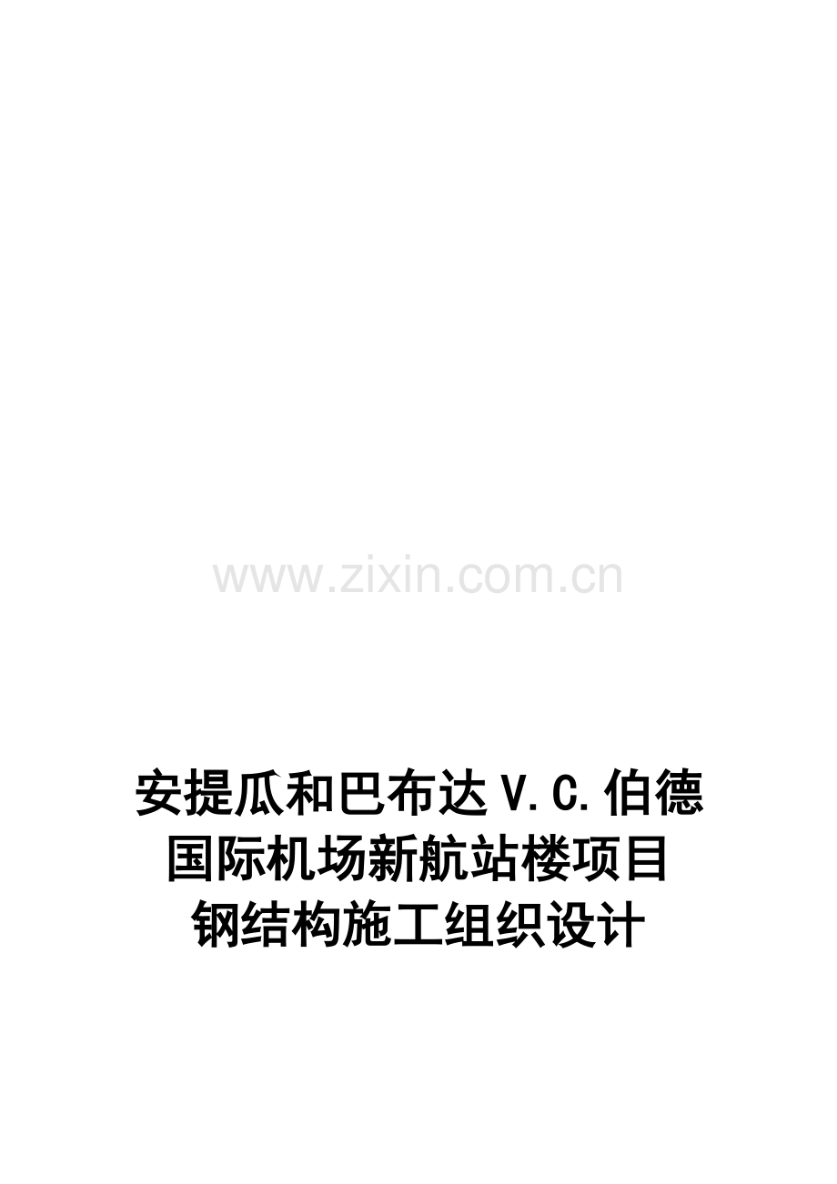 安巴机场项目钢结构施工组织设计.doc_第1页