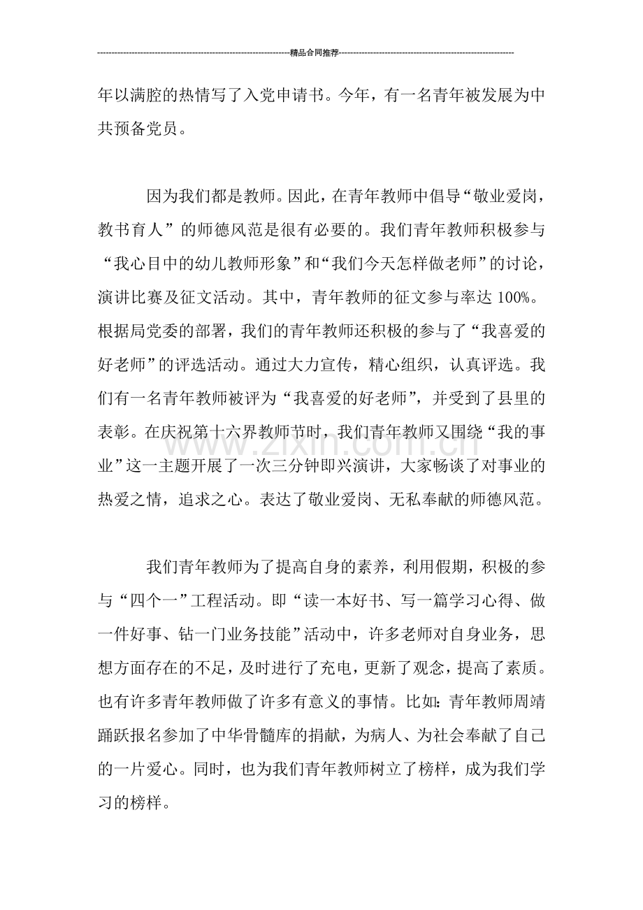 团支部年度总结：幼儿园团支部年度工作总结.doc_第2页