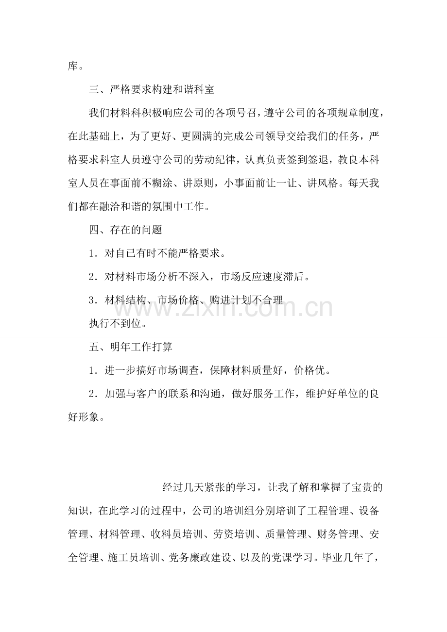 材料收发员个人工作总结.doc_第2页