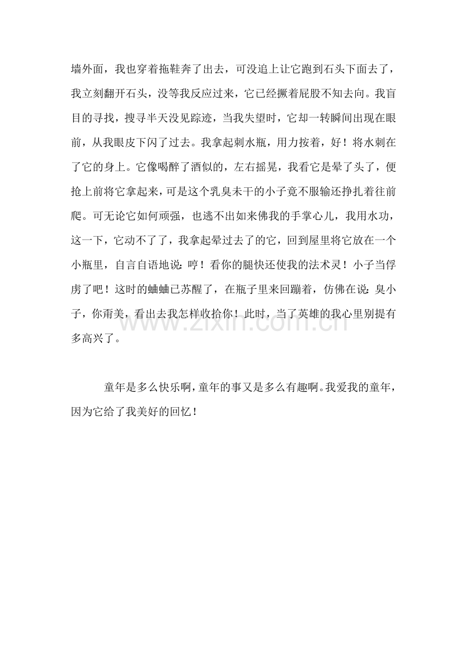 小学语文四年级教案——童年趣事——抓蛐蛐.doc_第2页