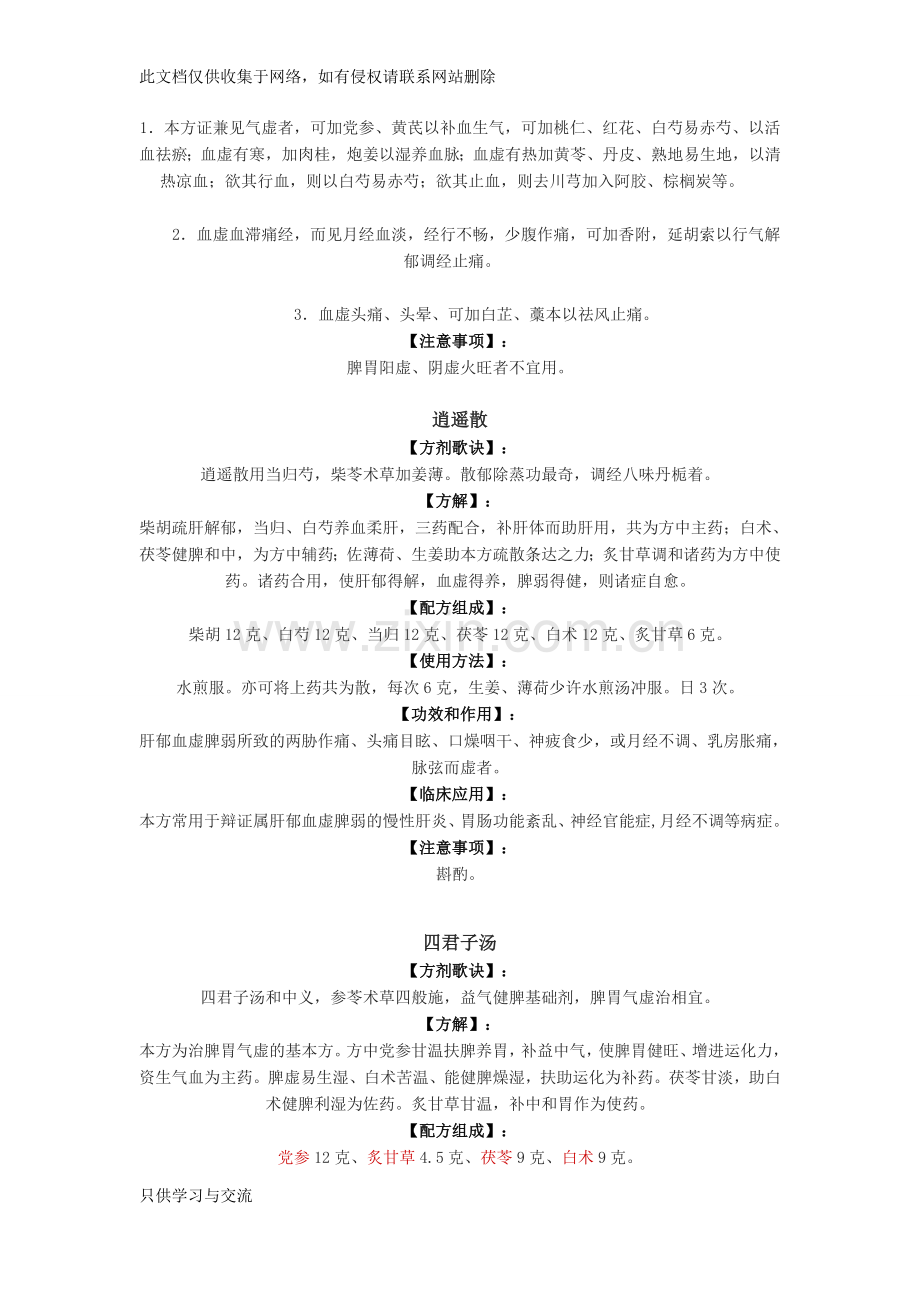 中医妇科常用方歌方解讲课稿.docx_第2页