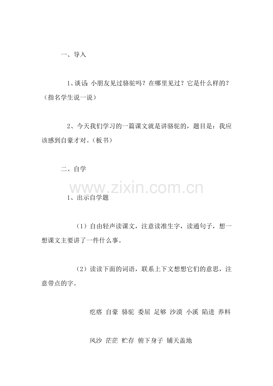 《我应该感到自豪才对》教案1.doc_第2页