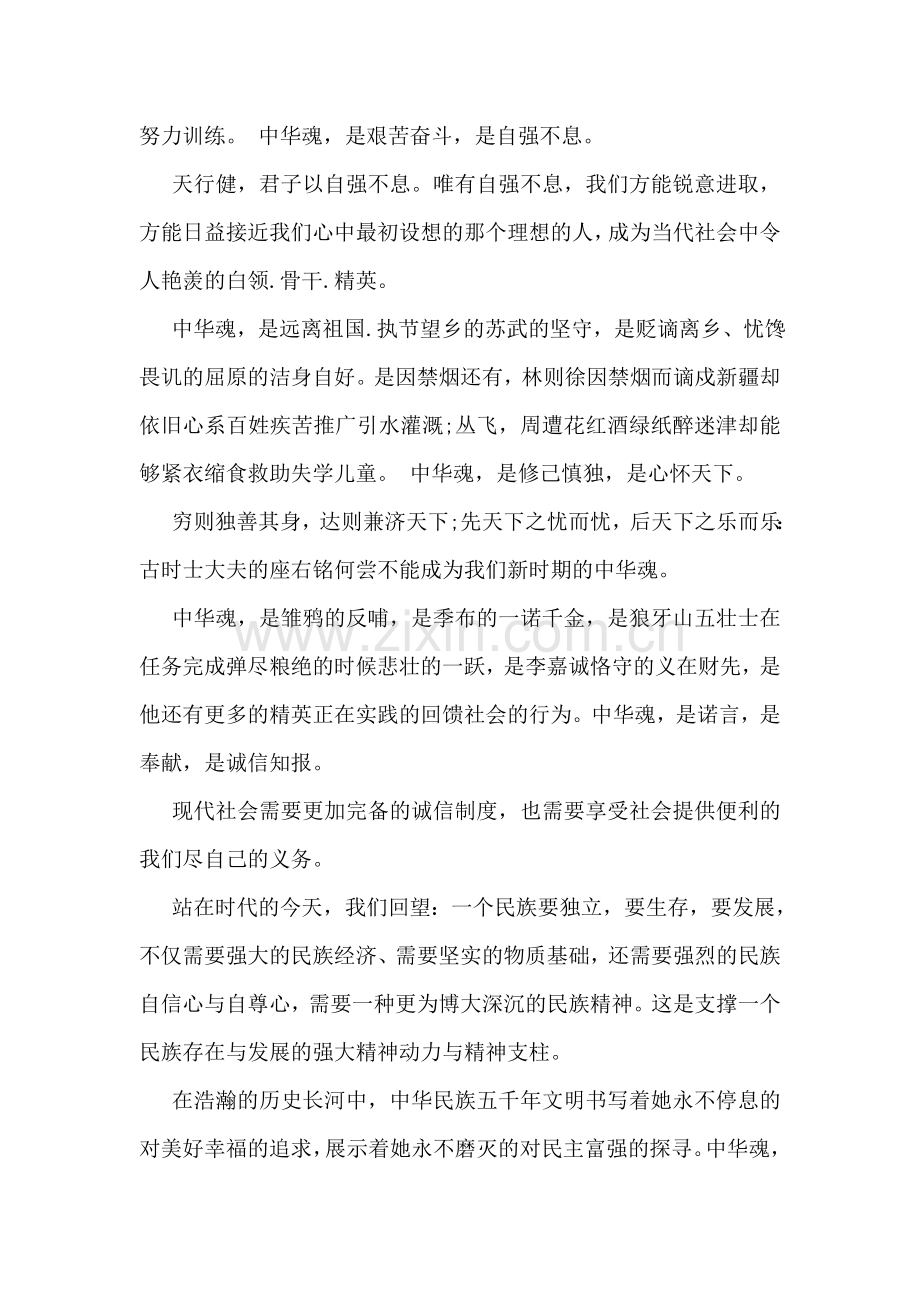 中华魂征文演讲稿.doc_第2页