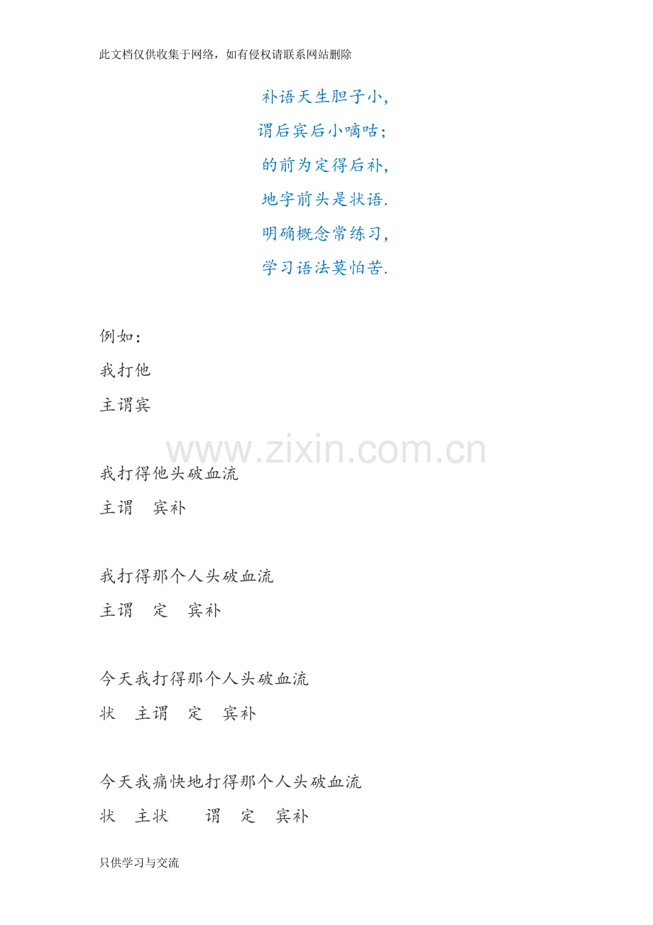 如何简单区分主谓宾定状补复习课程.docx_第2页