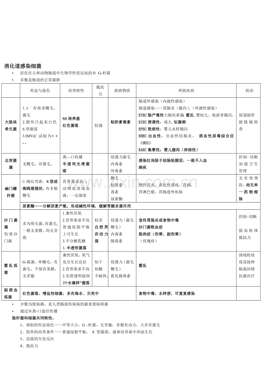 消化道感染的细菌.doc_第1页