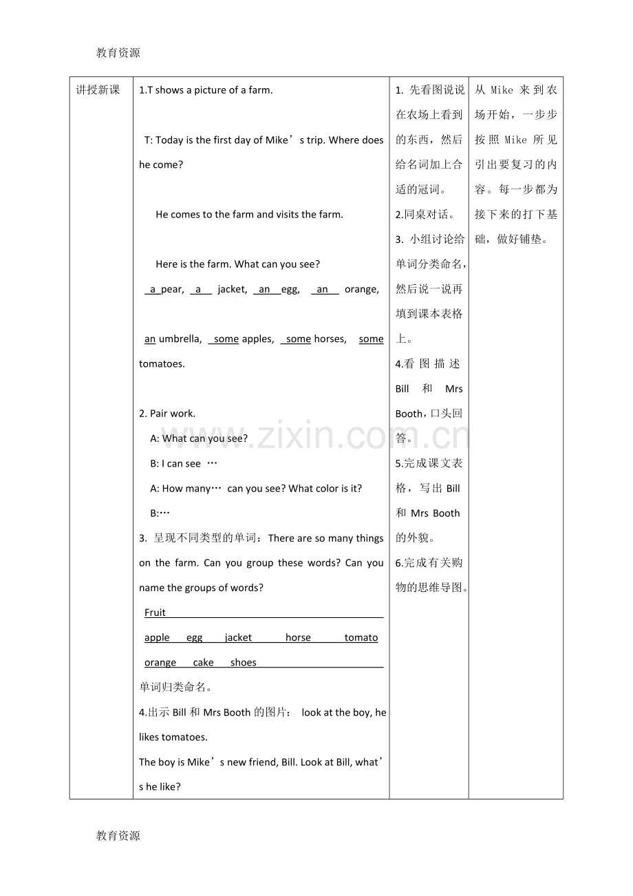 六年级下册英语教案Recycle-Mike’s-happy-days12-人教(PEP)学习专用.doc_第2页