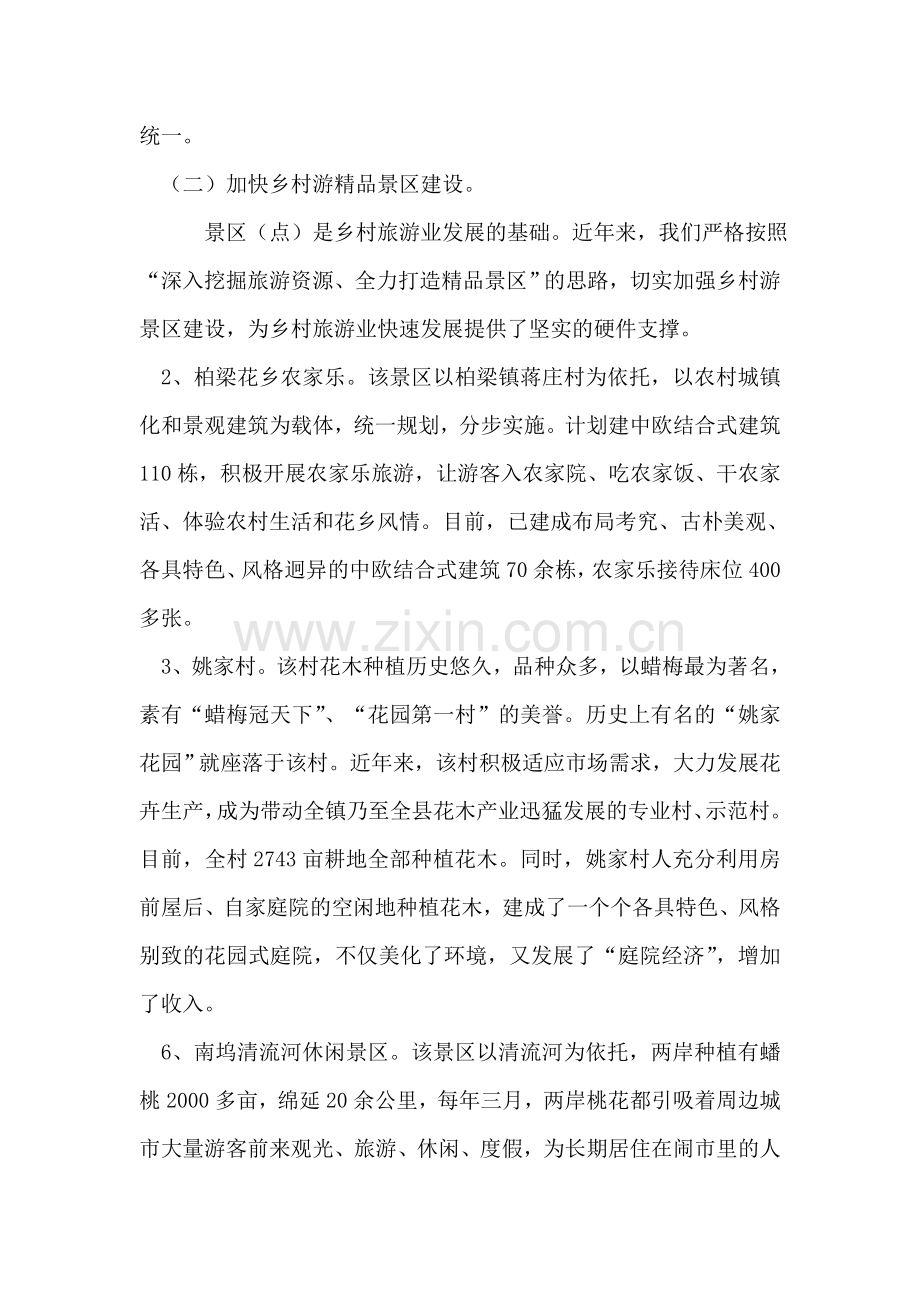 发展乡村旅游业工作调研总结报告.doc_第2页