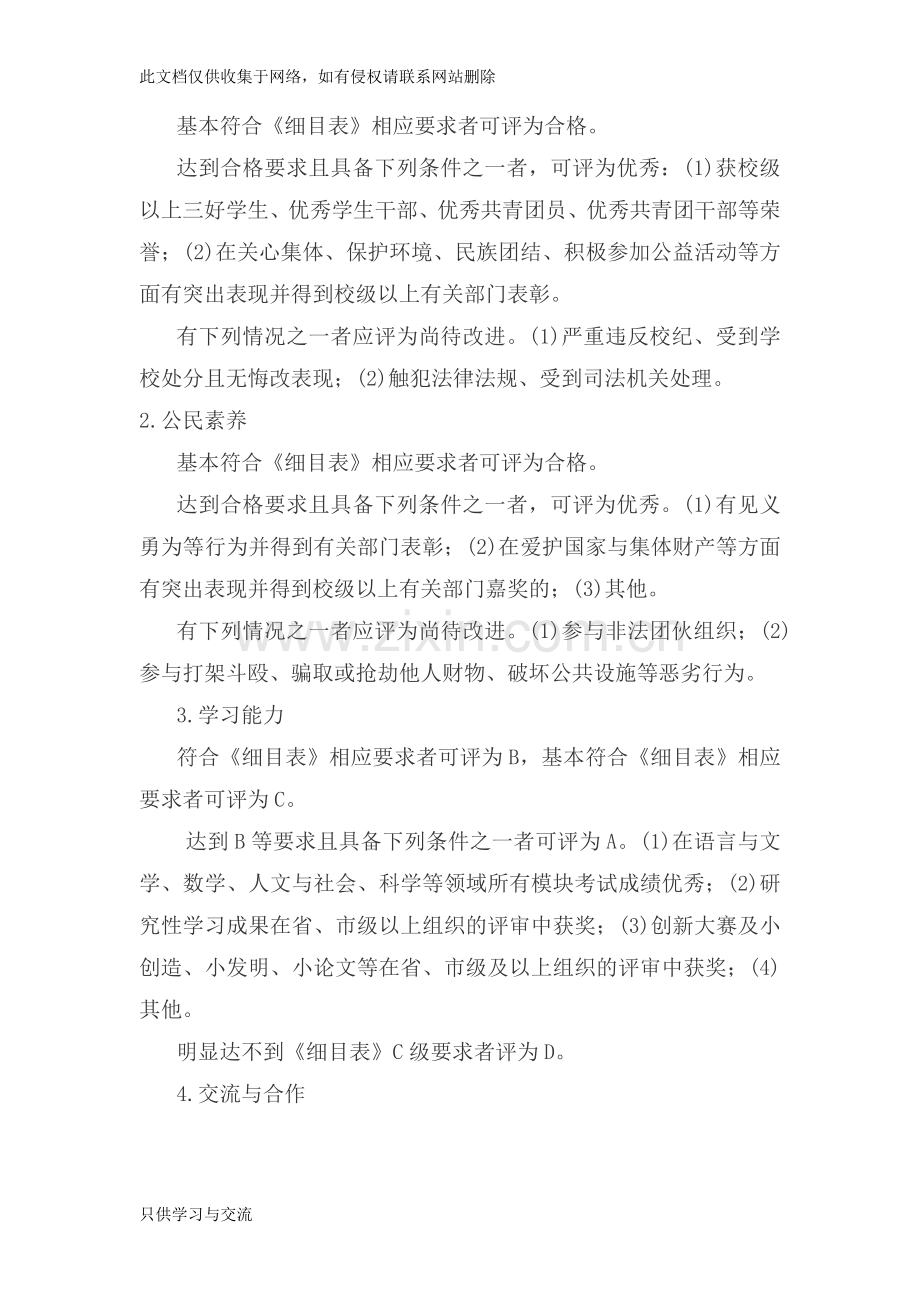 学生综合素质评价细则培训讲学.doc_第2页