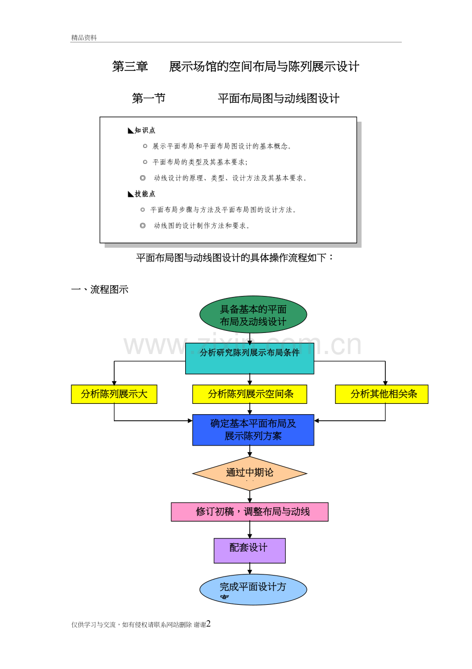 展示场馆的空间布局与陈列展示设计教学文案.doc_第2页