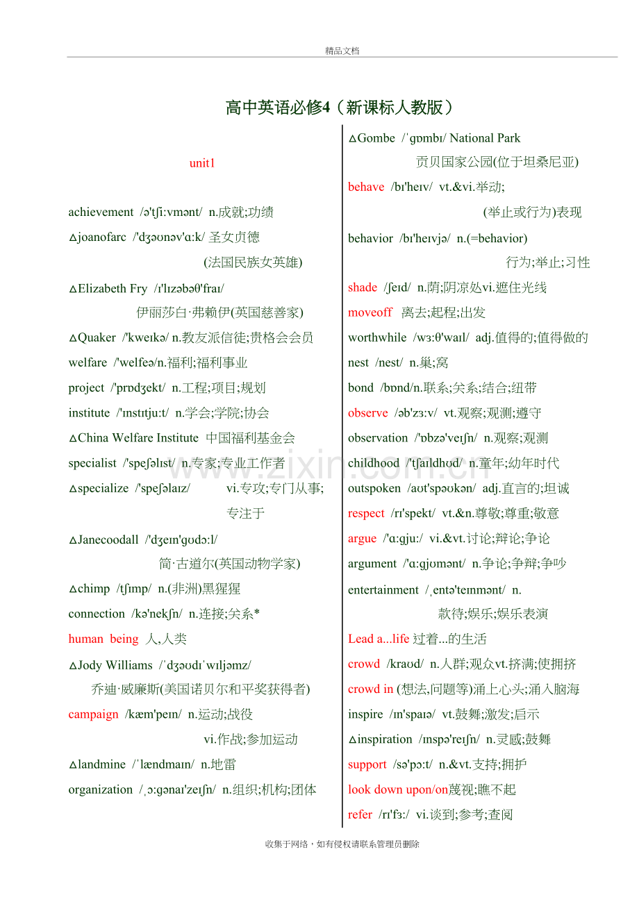 高中英语必修4词汇表有音标(新课标人教版)培训资料.doc_第2页