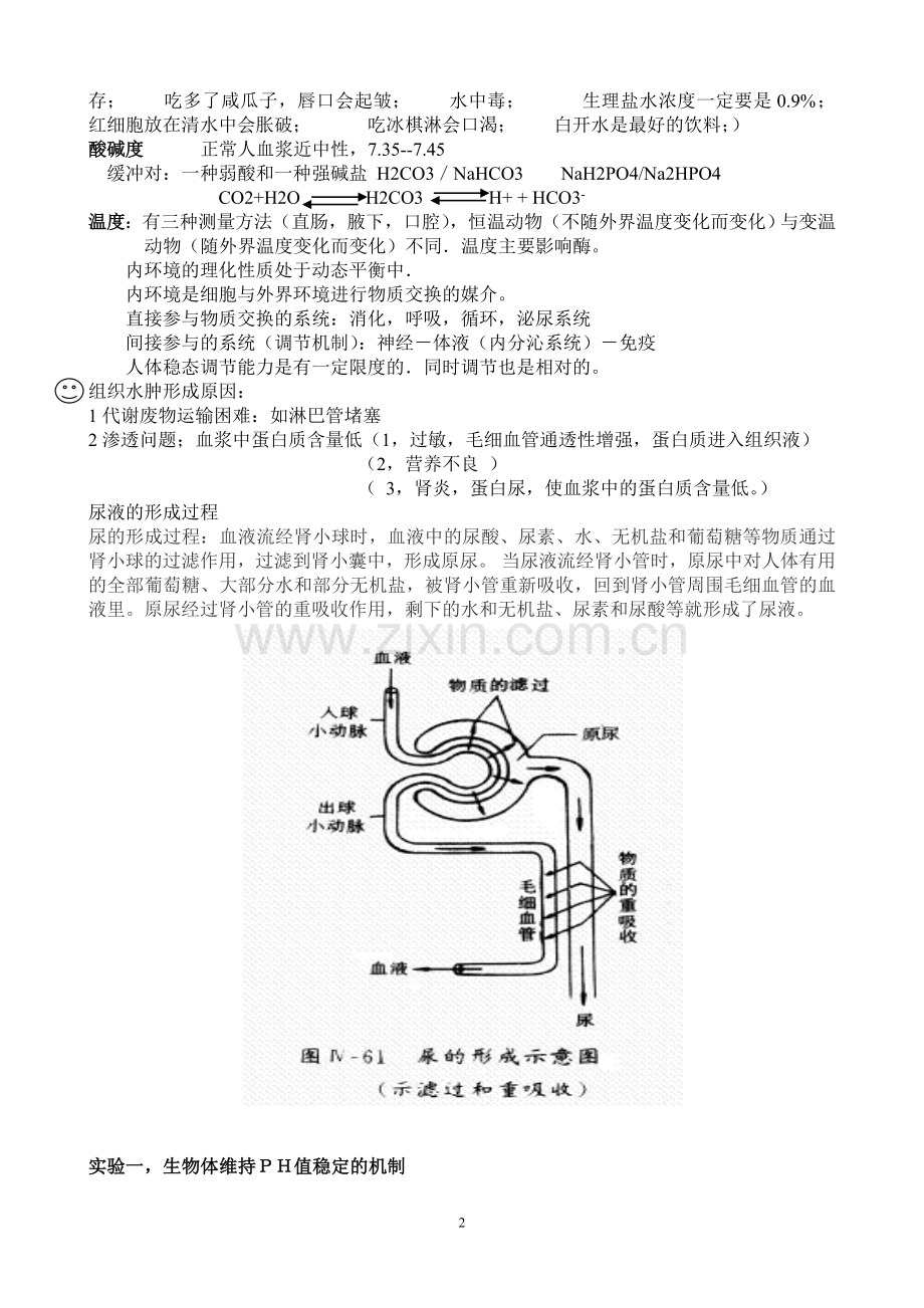 高中生物人教版必修三知识点总结知识分享.doc_第2页
