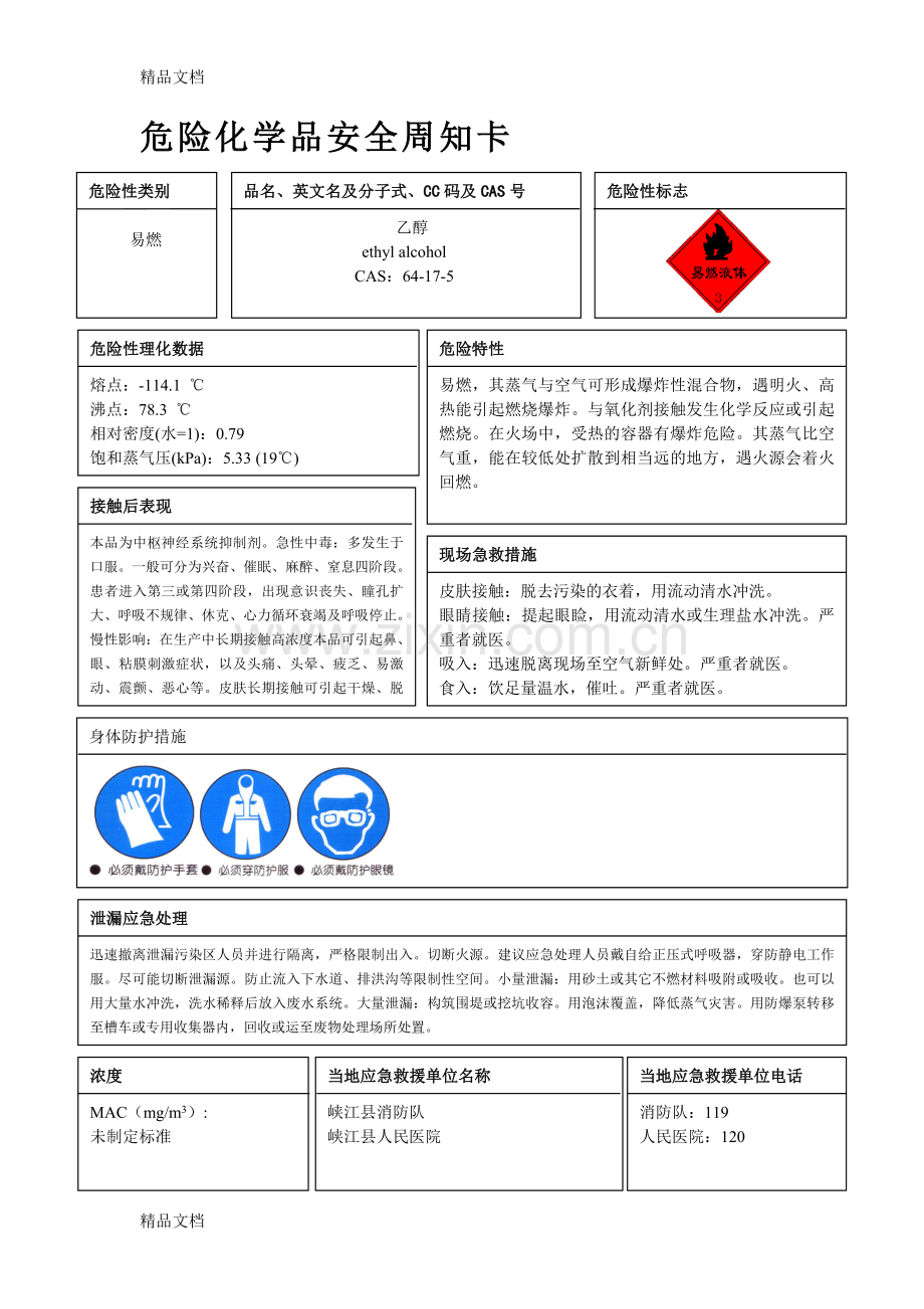 30种危险化学品安全周知卡讲解学习.doc_第2页