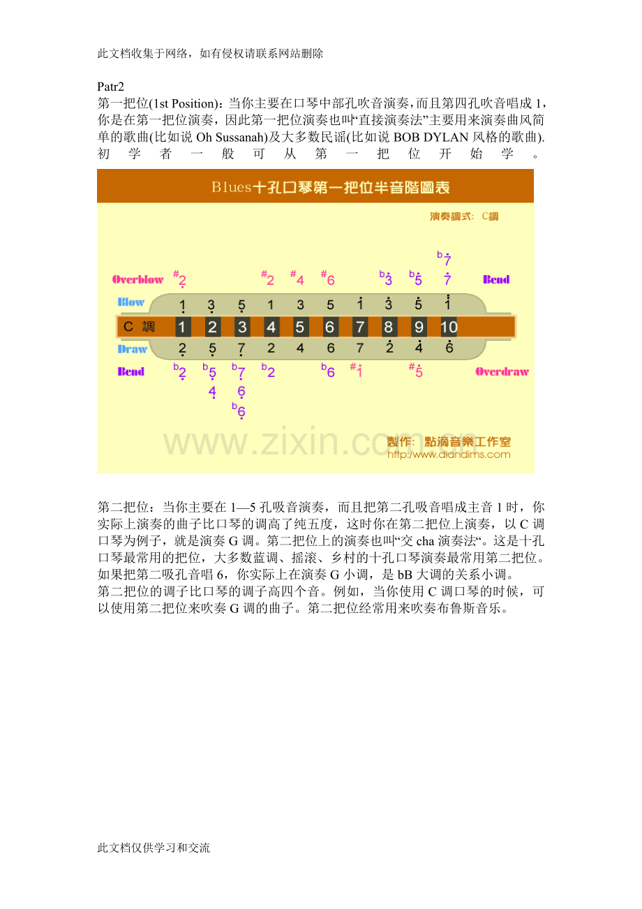交叉吹奏法(第二把位)复习课程.doc_第2页