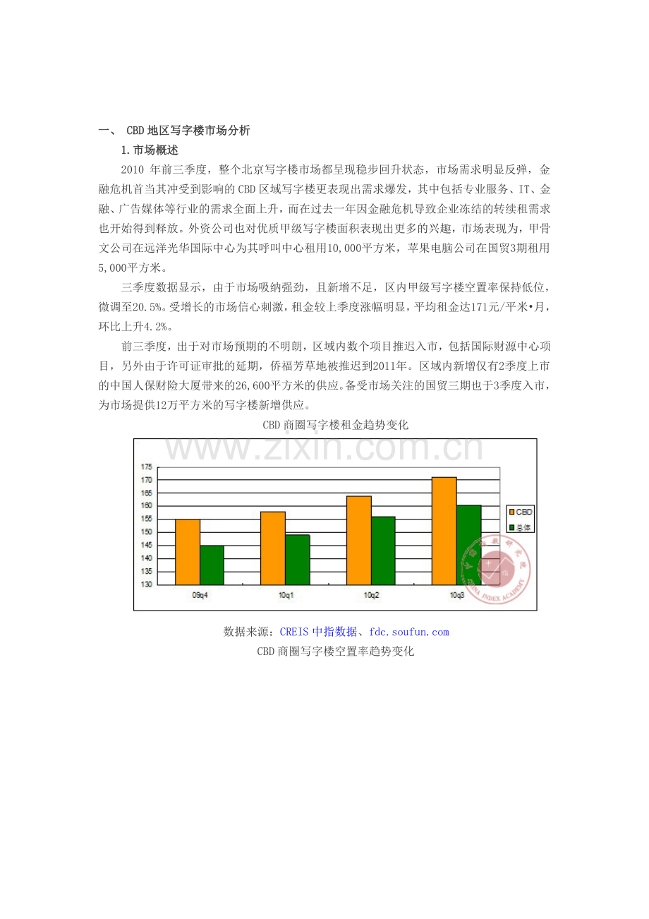 北京CBD地区写字楼市场与东扩政策影响解析教学教材.doc_第2页