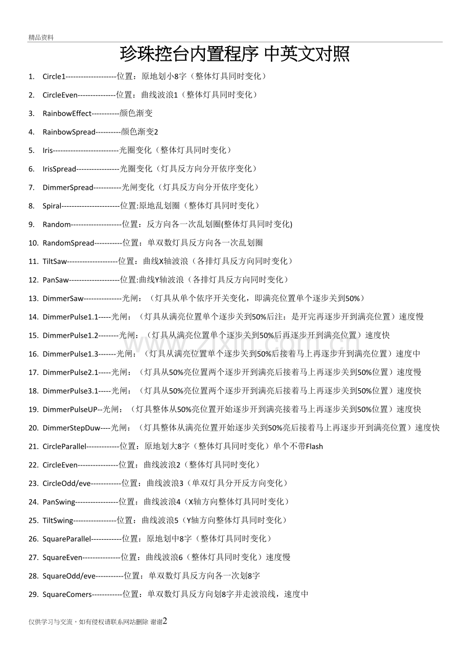 珍珠控台内置程序-中文说明说课讲解.doc_第2页