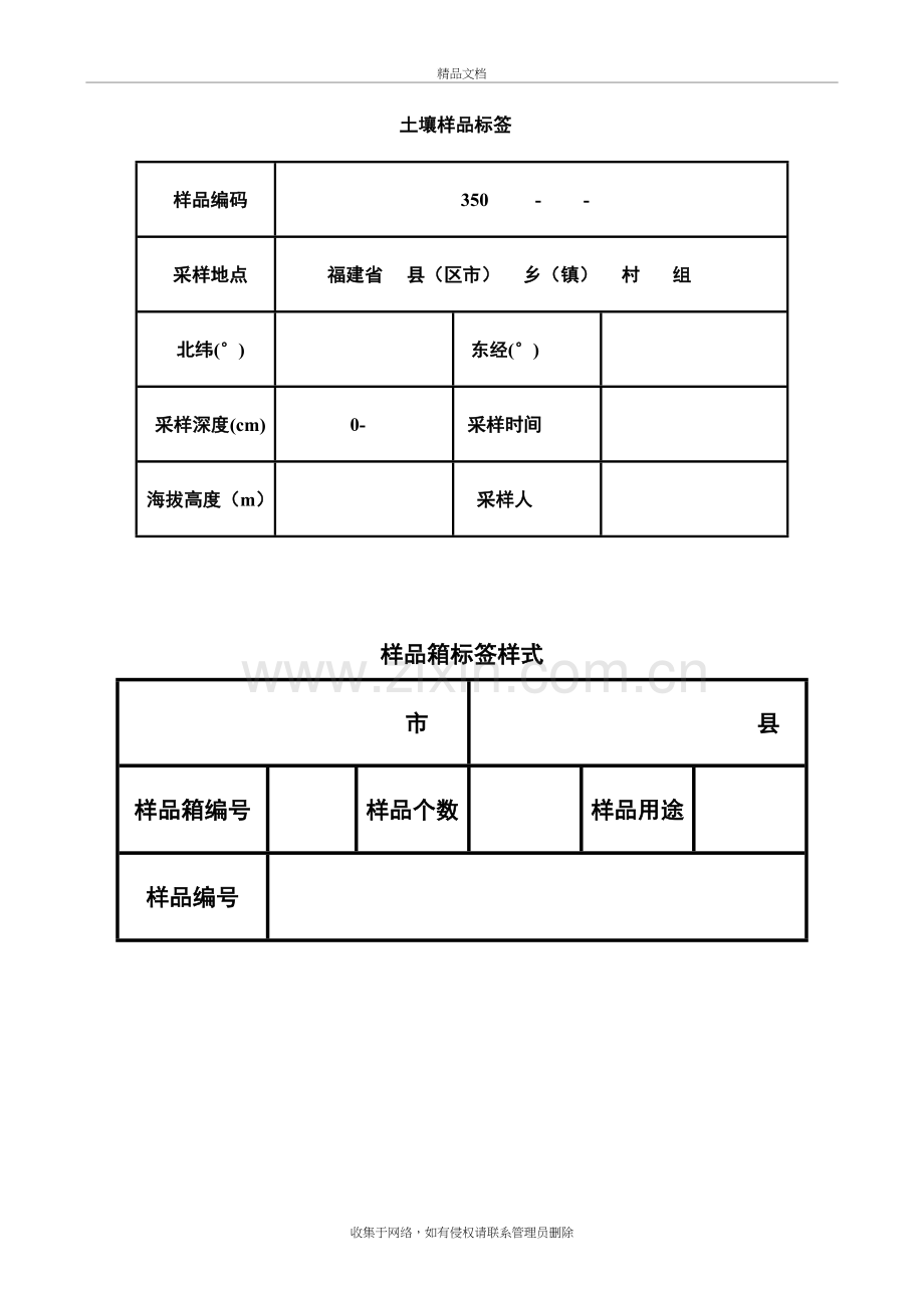 土壤检测表格教学内容.doc_第2页
