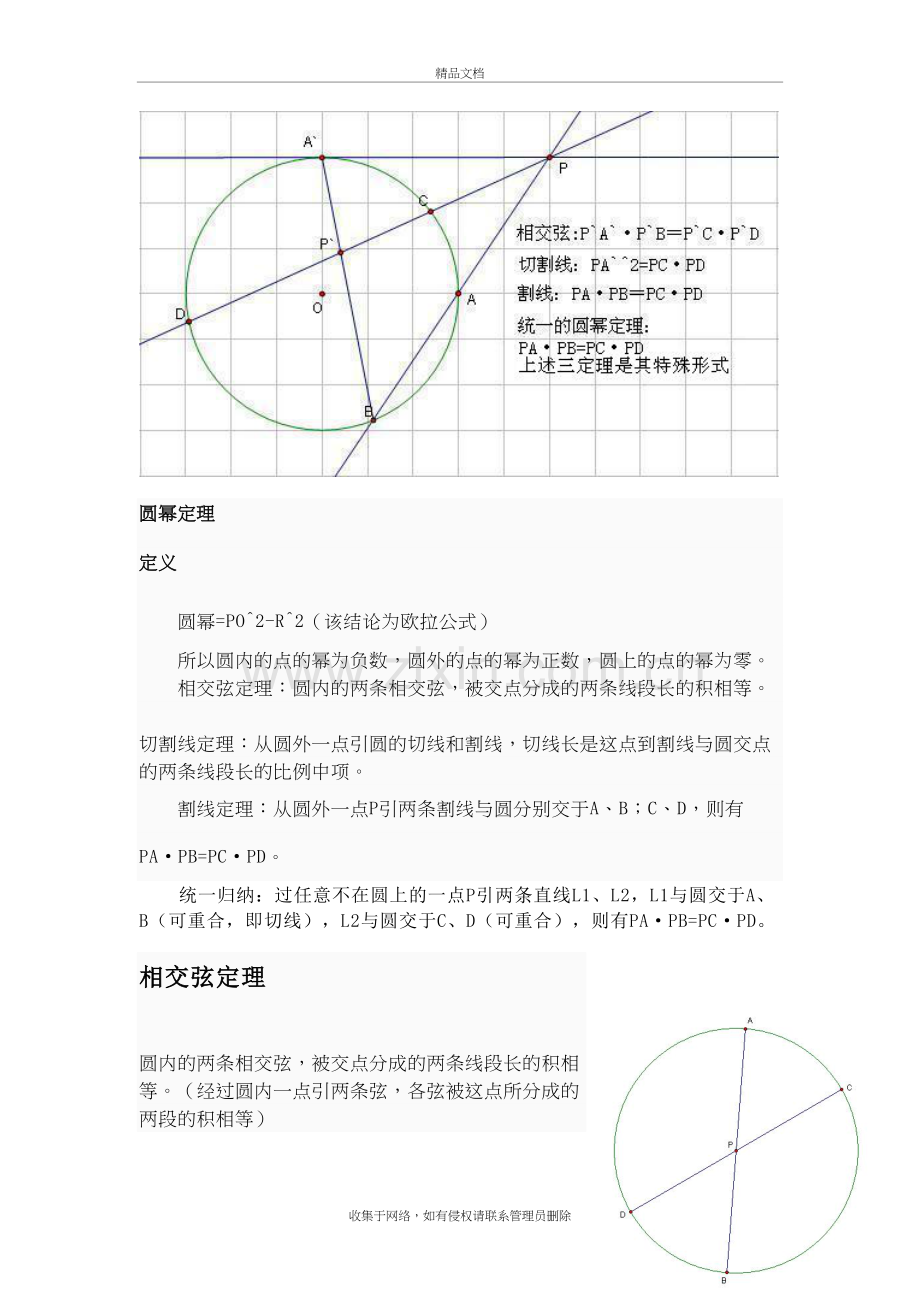 圆的相关定理培训讲学.doc_第2页