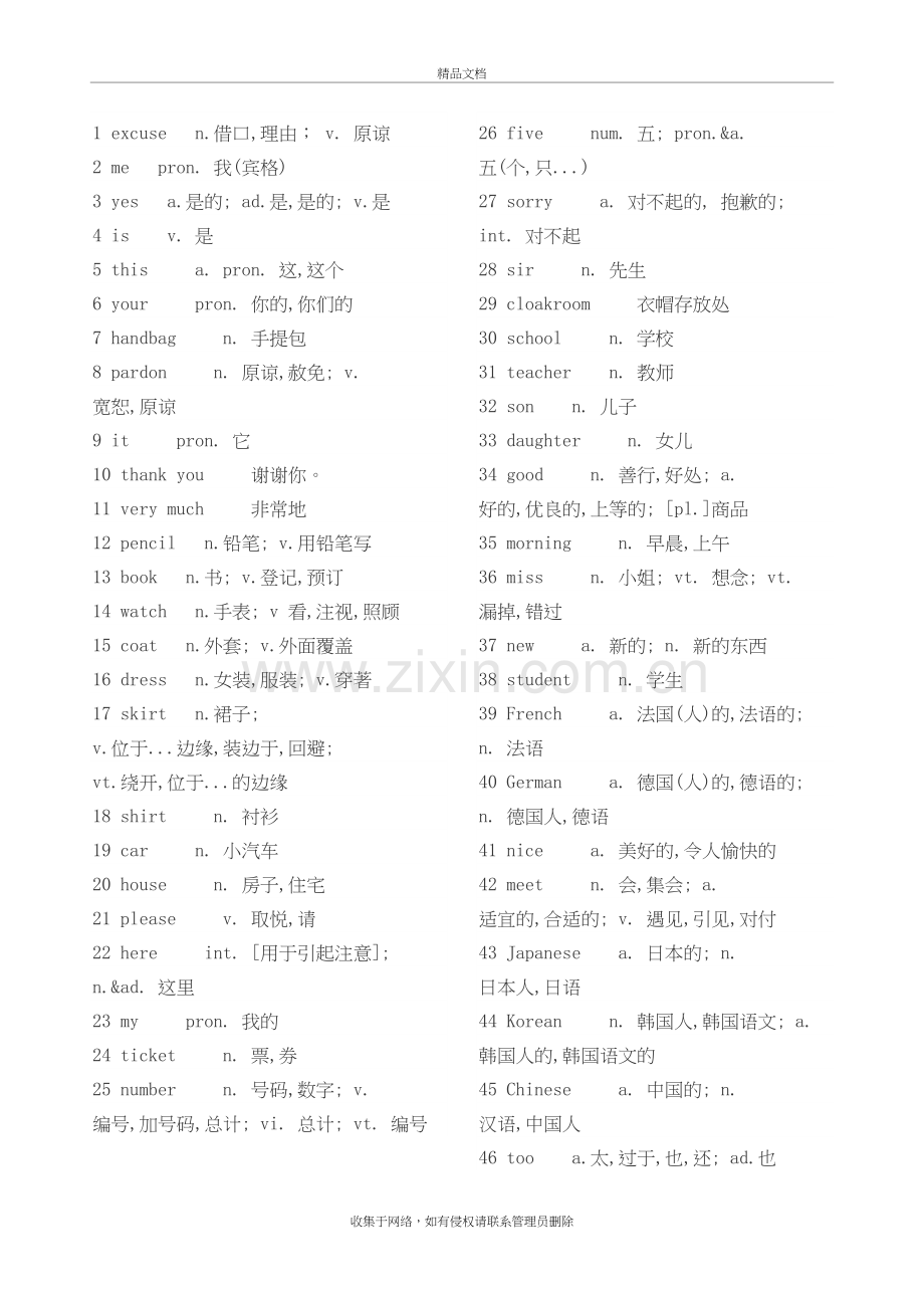 新概念第一册单词表教学文案.doc_第2页