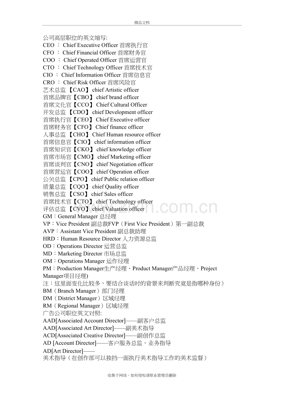 公司职位的英文缩写教学教材.doc_第2页