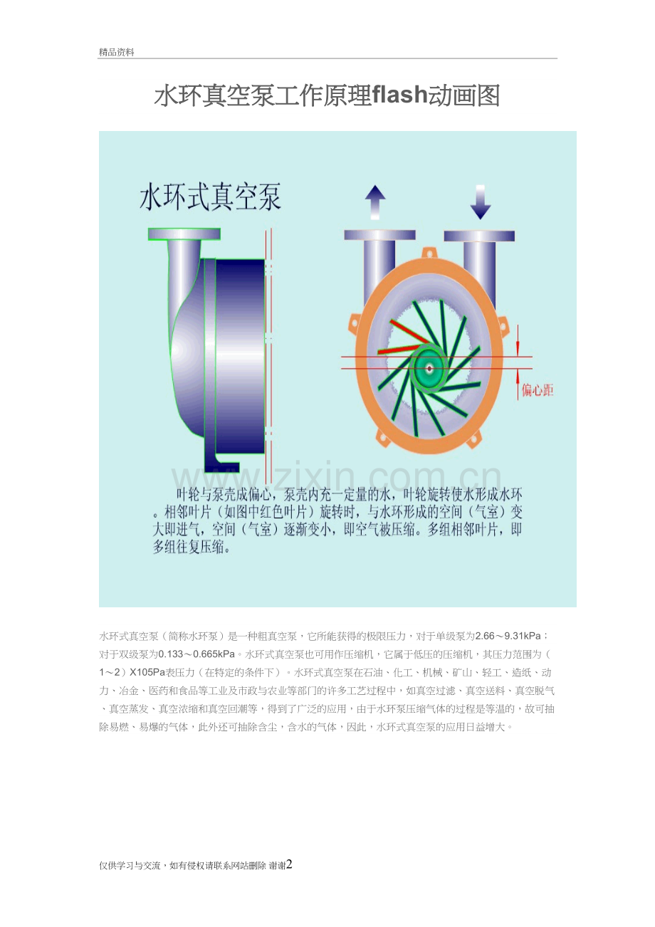 水环真空泵工作原理flash动画图讲解学习.doc_第2页