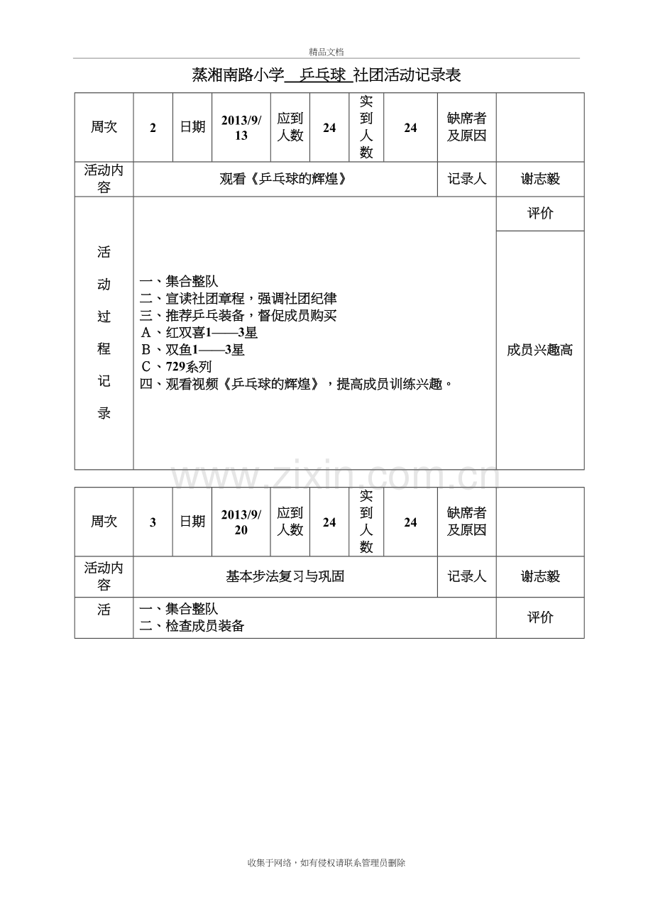 乒乓社团记录详表讲课稿.doc_第2页
