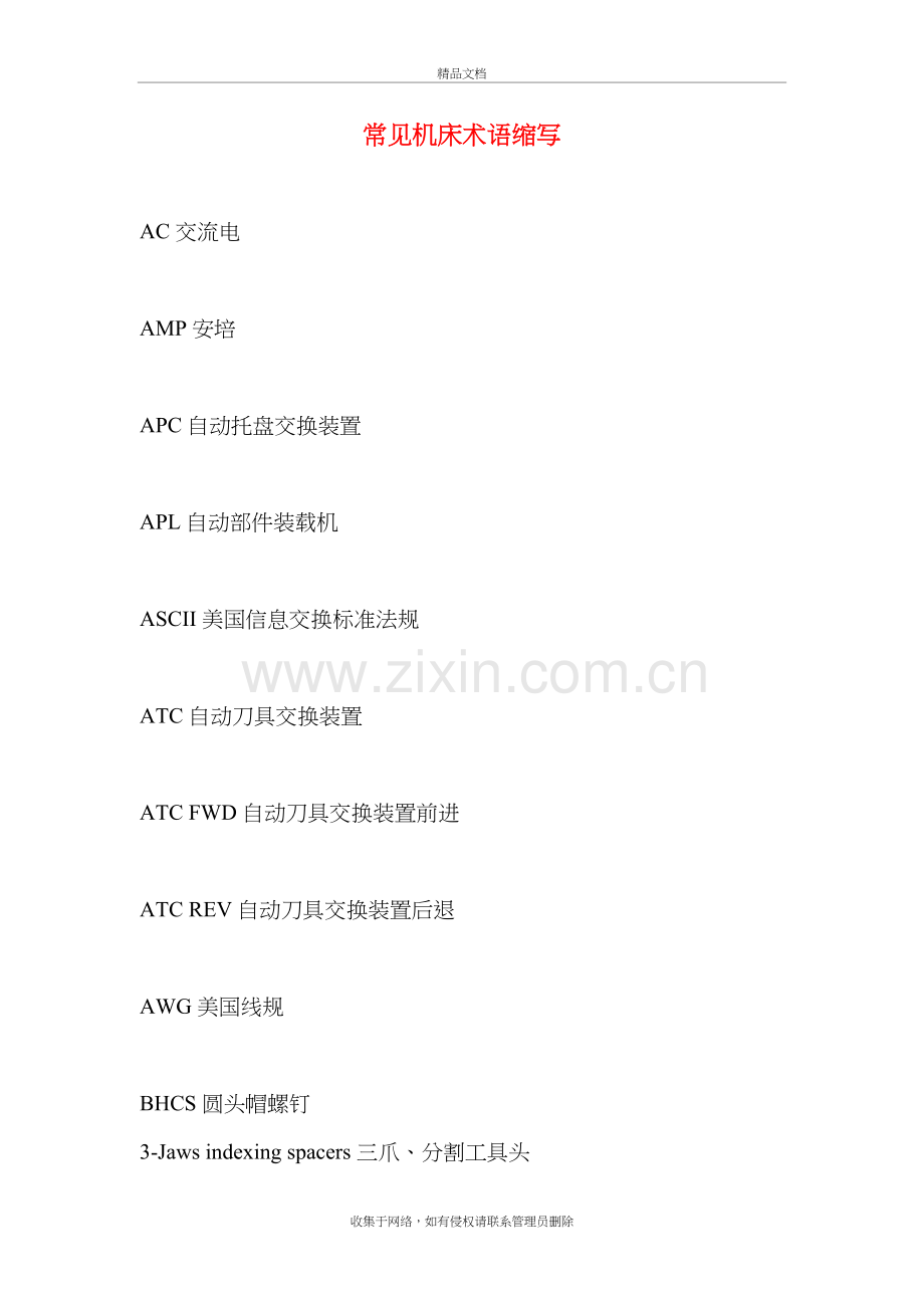 常见机床术语缩写教学文案.doc_第2页