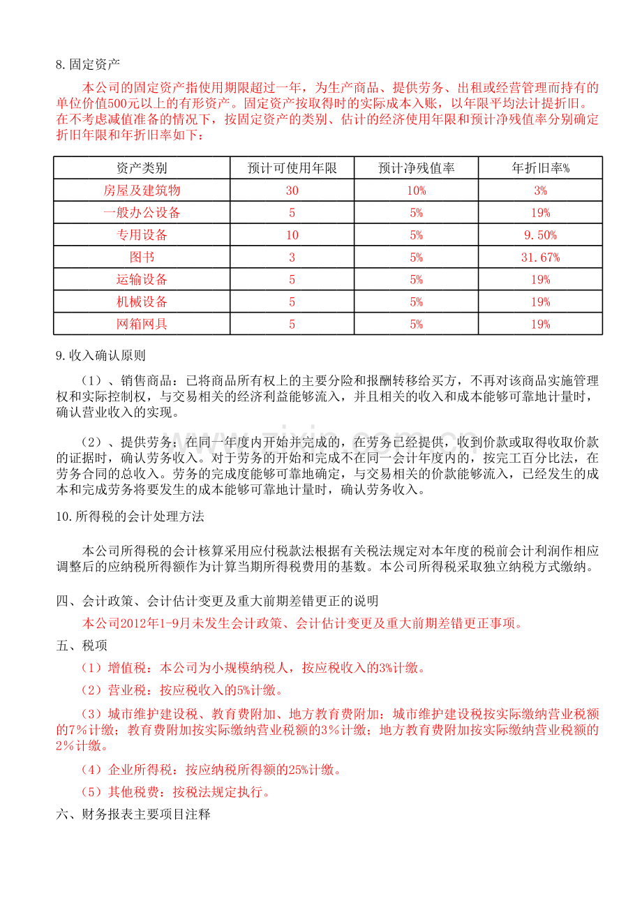 会计报表附注excel版上课讲义.xls_第2页