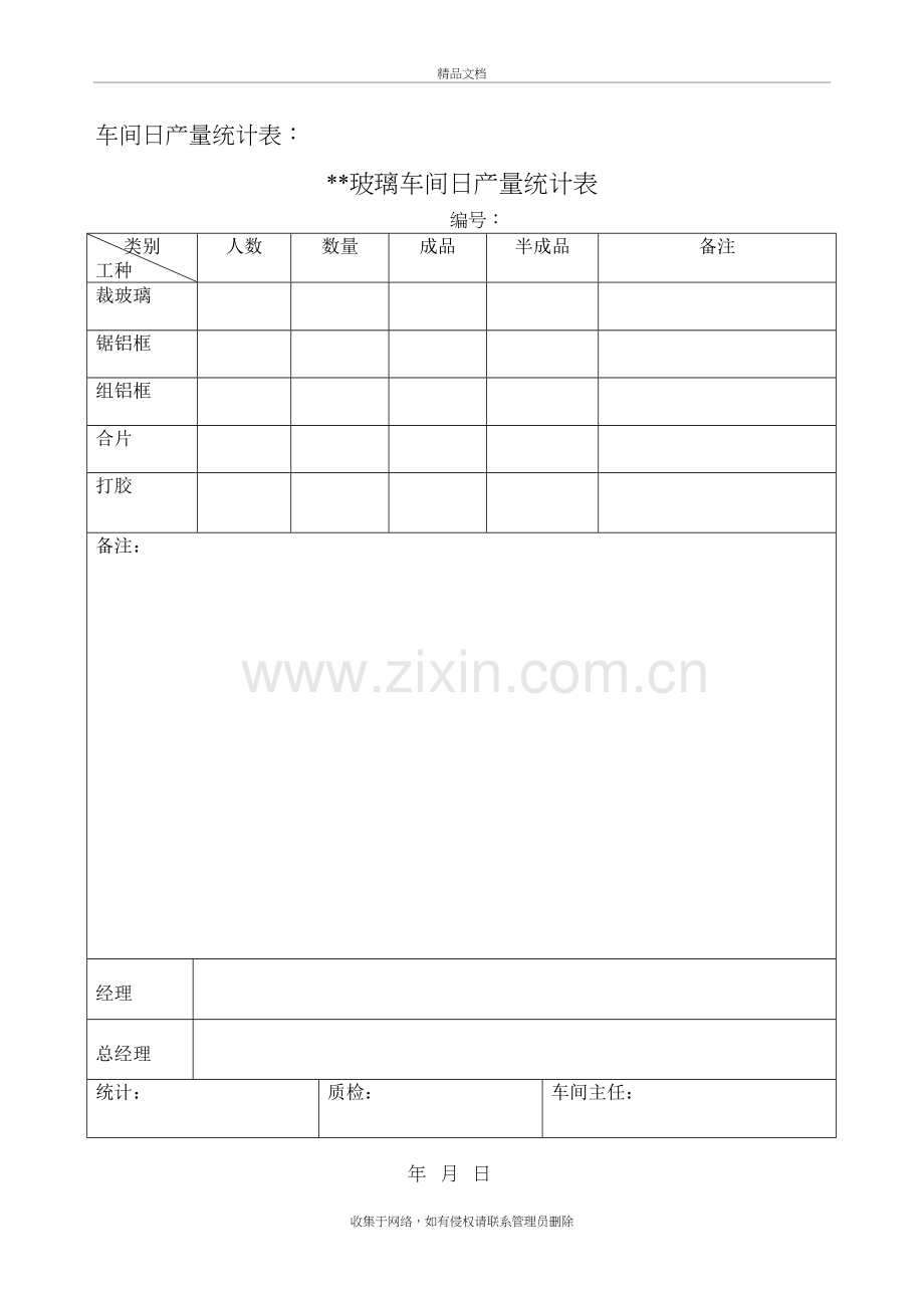车间日产量统计表讲课讲稿.doc_第2页