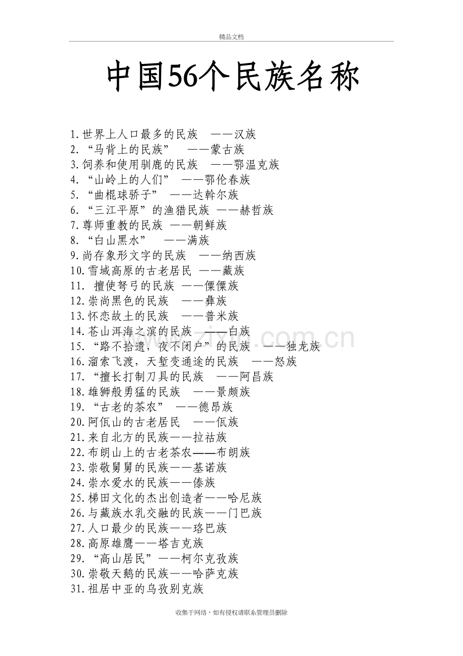 中国56个民族名称及介绍资料讲解.doc_第2页