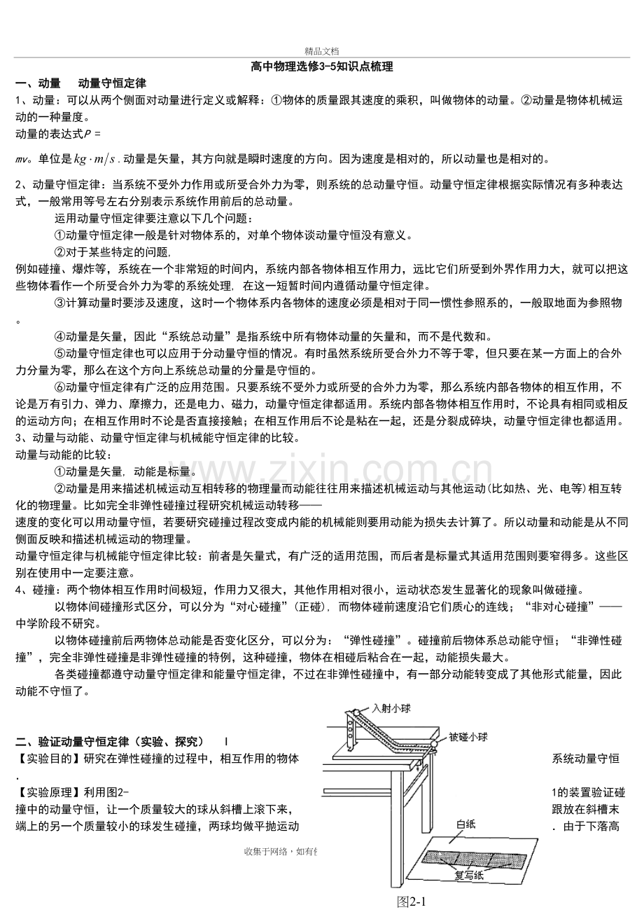 物理选修3-5-知识点总结提纲-精华版教学文案.doc_第2页