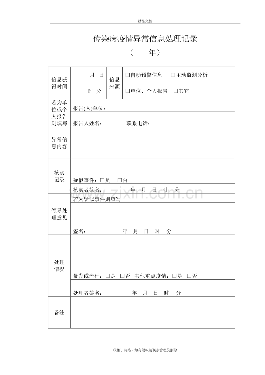 传染病疫情异常信息处置记录教学文案.doc_第2页