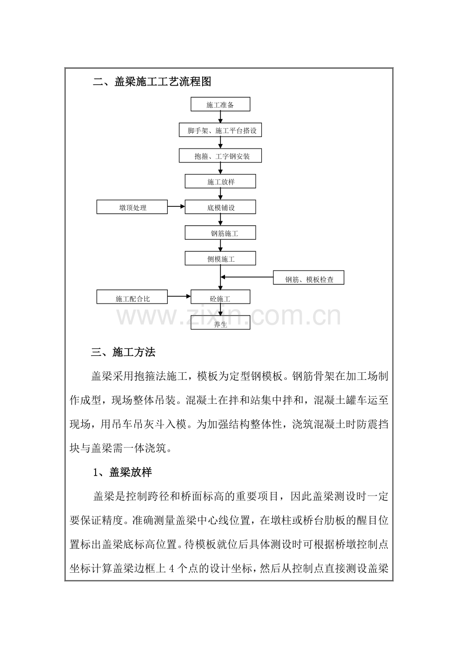 盖梁施工技术交底(新版)知识分享.doc_第2页