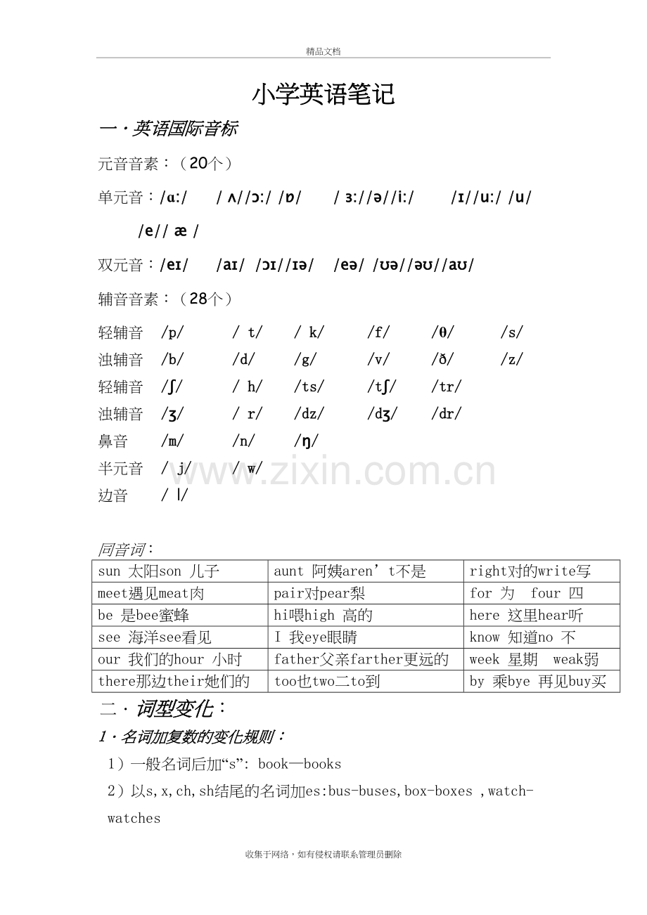 小学英语笔记培训讲学.doc_第2页