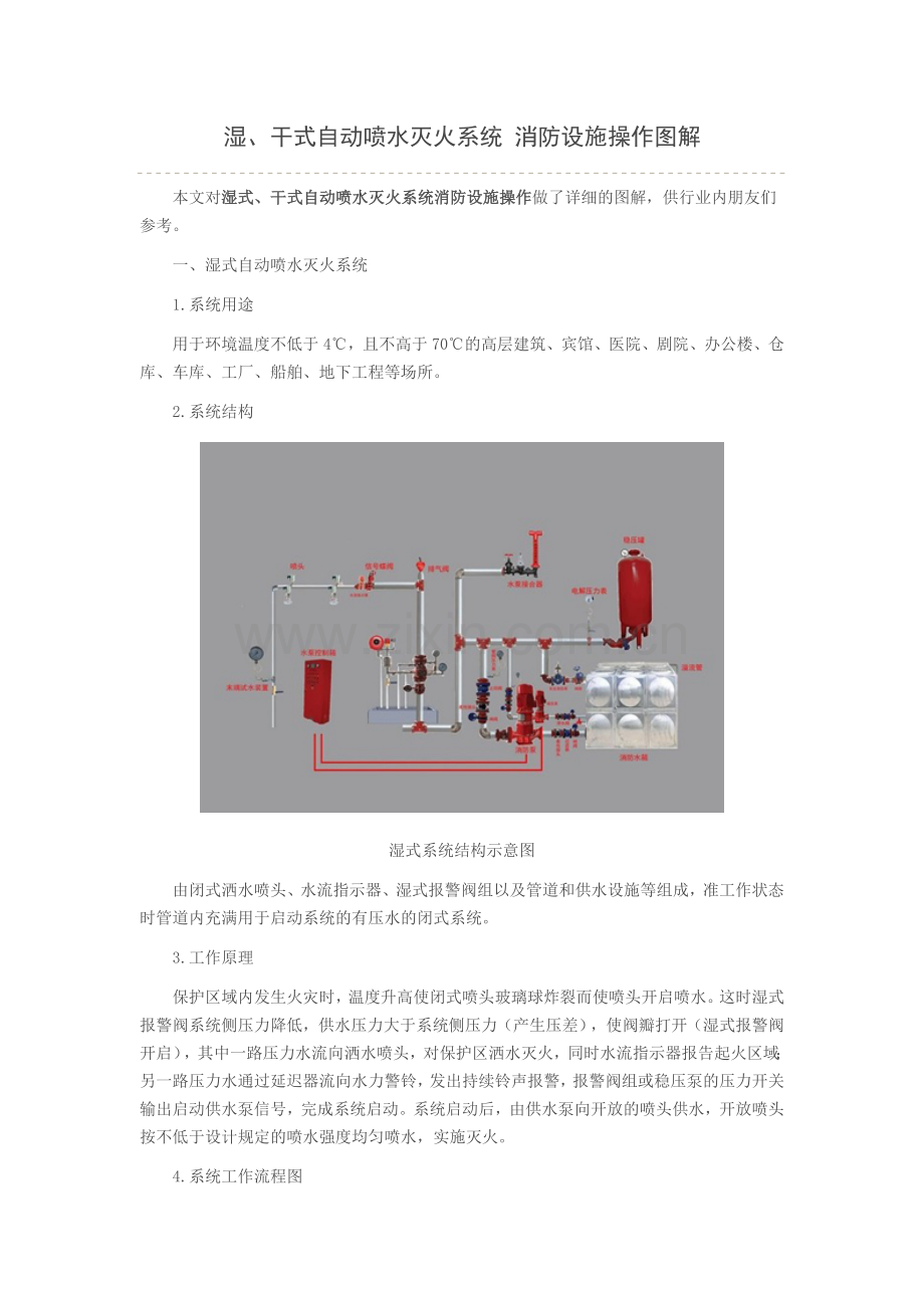 湿、干式自动喷水灭火系统图解演示教学.doc_第1页